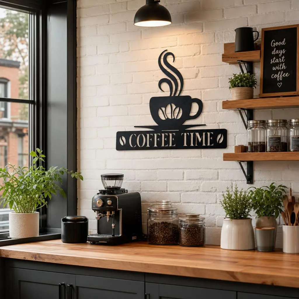 Obraz Ażurowy - Coffee Time | dekoracja ścienna
